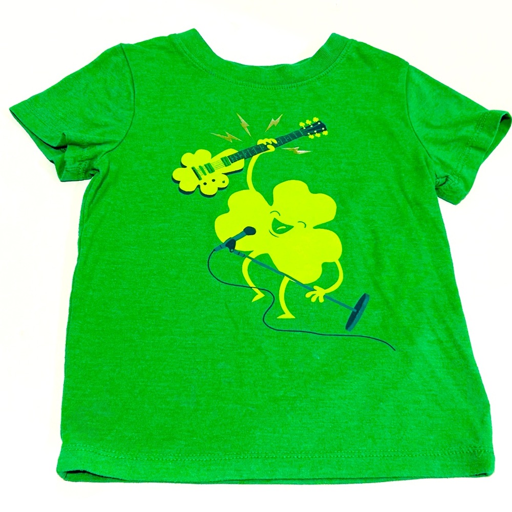 Irish Lucky Shamrock St. Patrick’s Day Toddler Boy’s T-shirt Size 18M